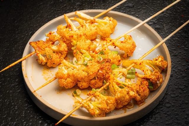 烤花菜(3pcs) Chinese cauliflower (3 pcs)