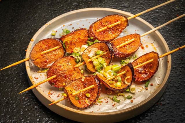 川味烤茄子片(3pcs) Sichuan-style roasted eggplant (3 pcs)