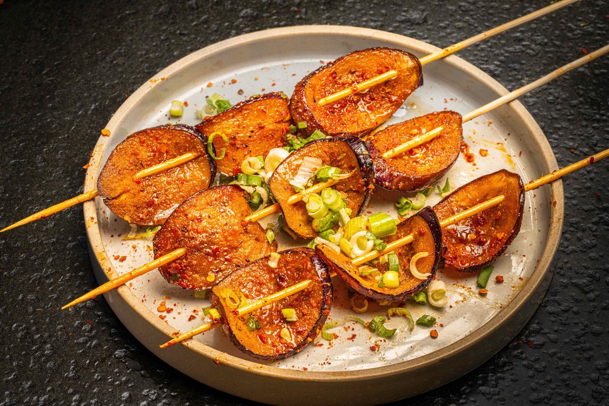 川味烤茄子片(3pcs) Sichuan-Style Roasted Eggplant (3 pcs)